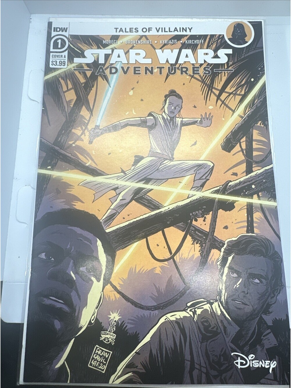 STAR WARS ADVENTURES #1 COVER A FRANCAVILLA VF/NM 2020 IDW HOHC